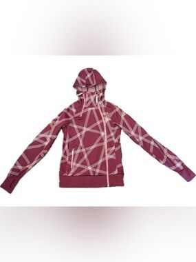 The North Face TNF APEX Pink Graphic Hooded Sweatshirt Jacket